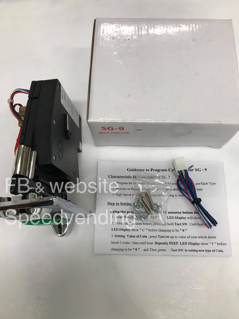 Coin slot SG-9 vending 1 coin slot sg 9