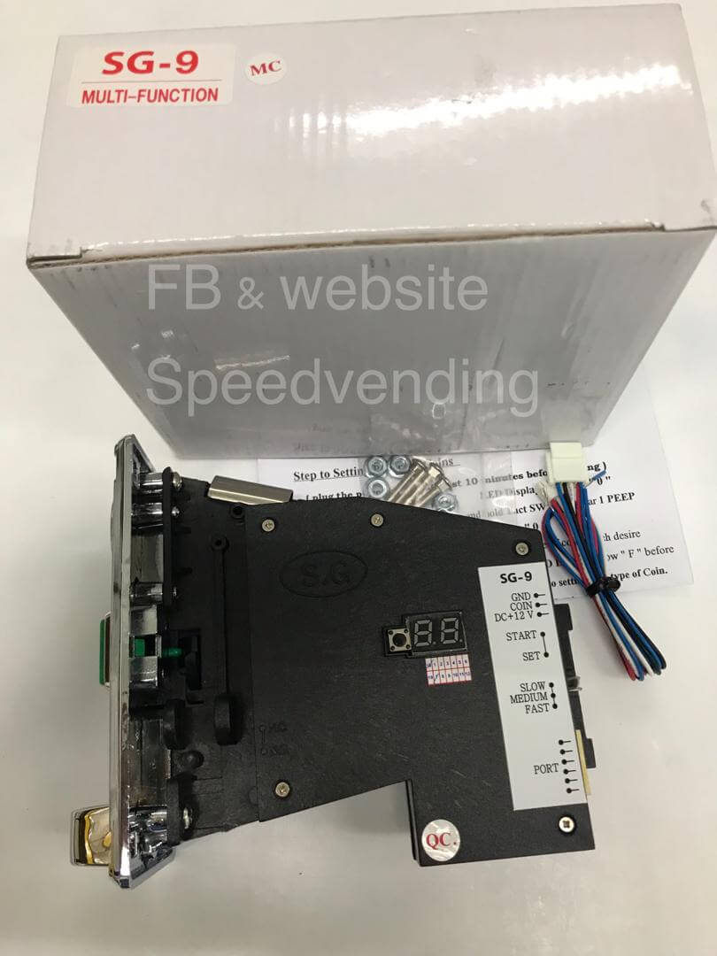 Coin slot SG-9 vending 3 coin slot sg 9