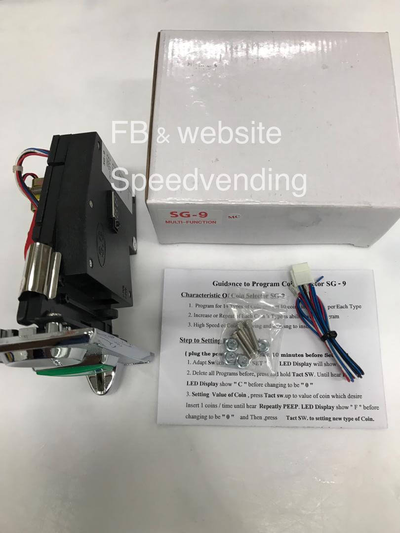 Coin slot SG-9 vending 4 coin slot sg 9