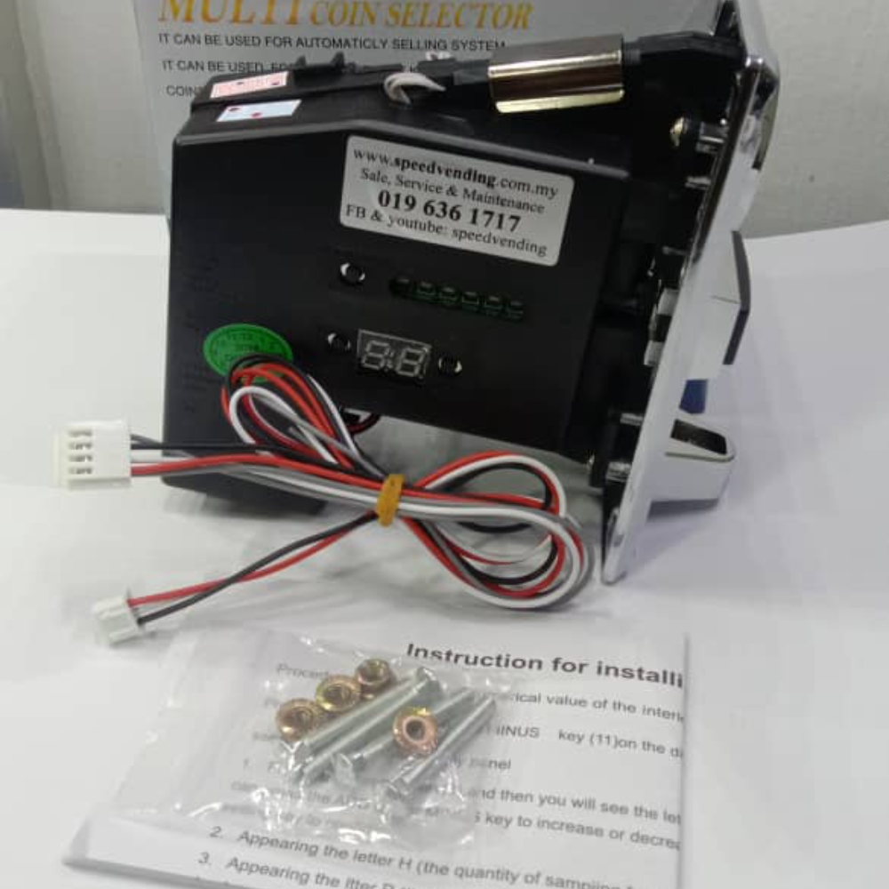 coin slot double connector