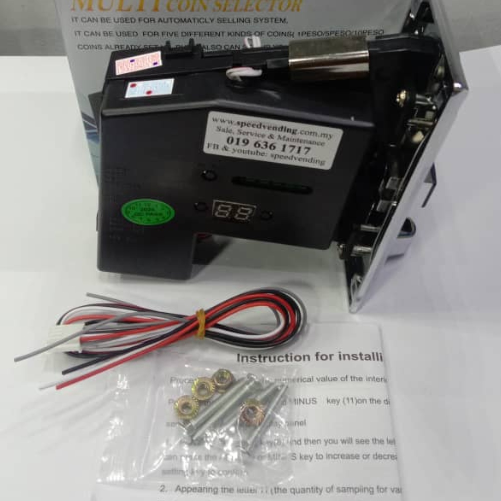 coin slot single connector